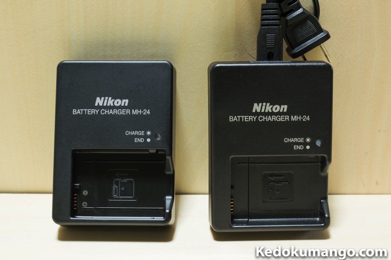Nikonの充電器_MH-24-前面